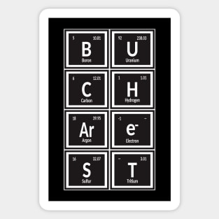 Bucharest City | Periodic Table Sticker